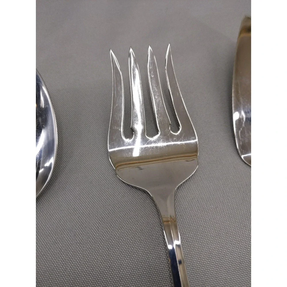 Mikasa 3 PC‎ serving Set BRAVO Spoon, Fork ,Cake Server Wedding